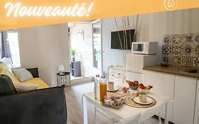 Magnifique studio Le FLAMANT DORE avec Loggia, Terrasse&Climatisation, Proche Mer